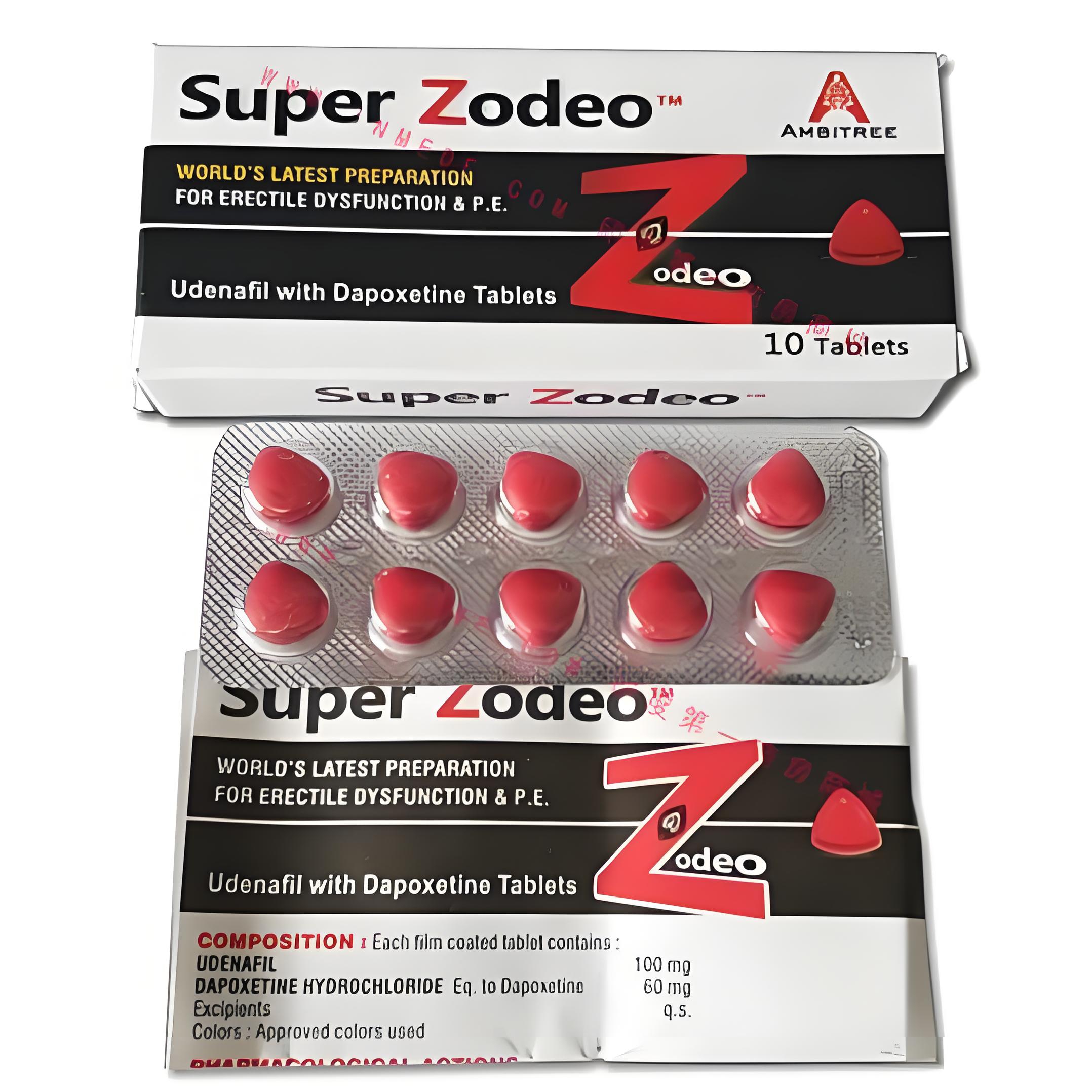 红水鬼双效片 乌地那非100mg+60mg达泊西丁