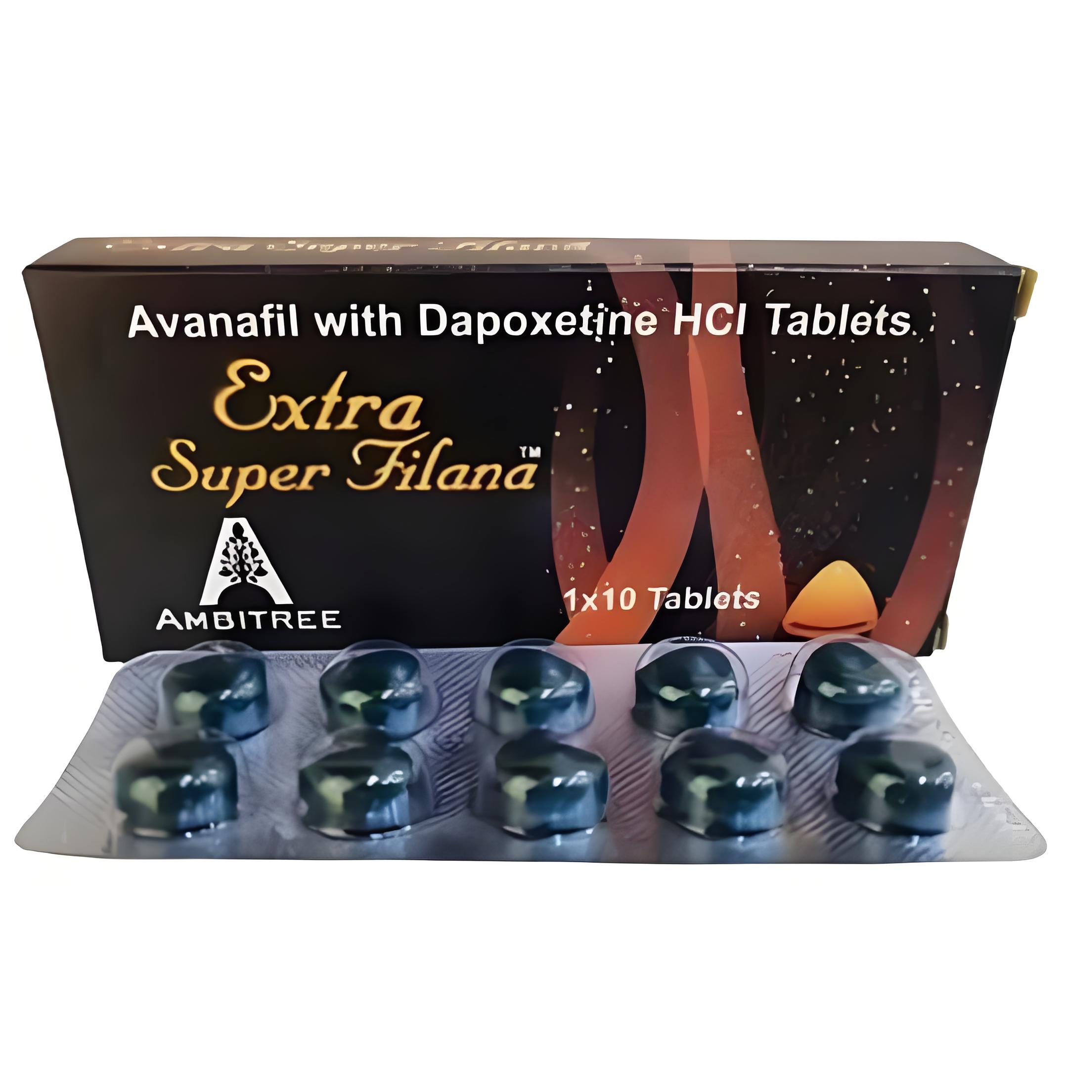 黑水鬼双效片 阿伐那非200mg+达泊西汀60mg