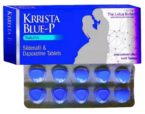 巅峰蓝p双效片(凯瑞蓝P)西地那非110mg+达泊西汀110mg