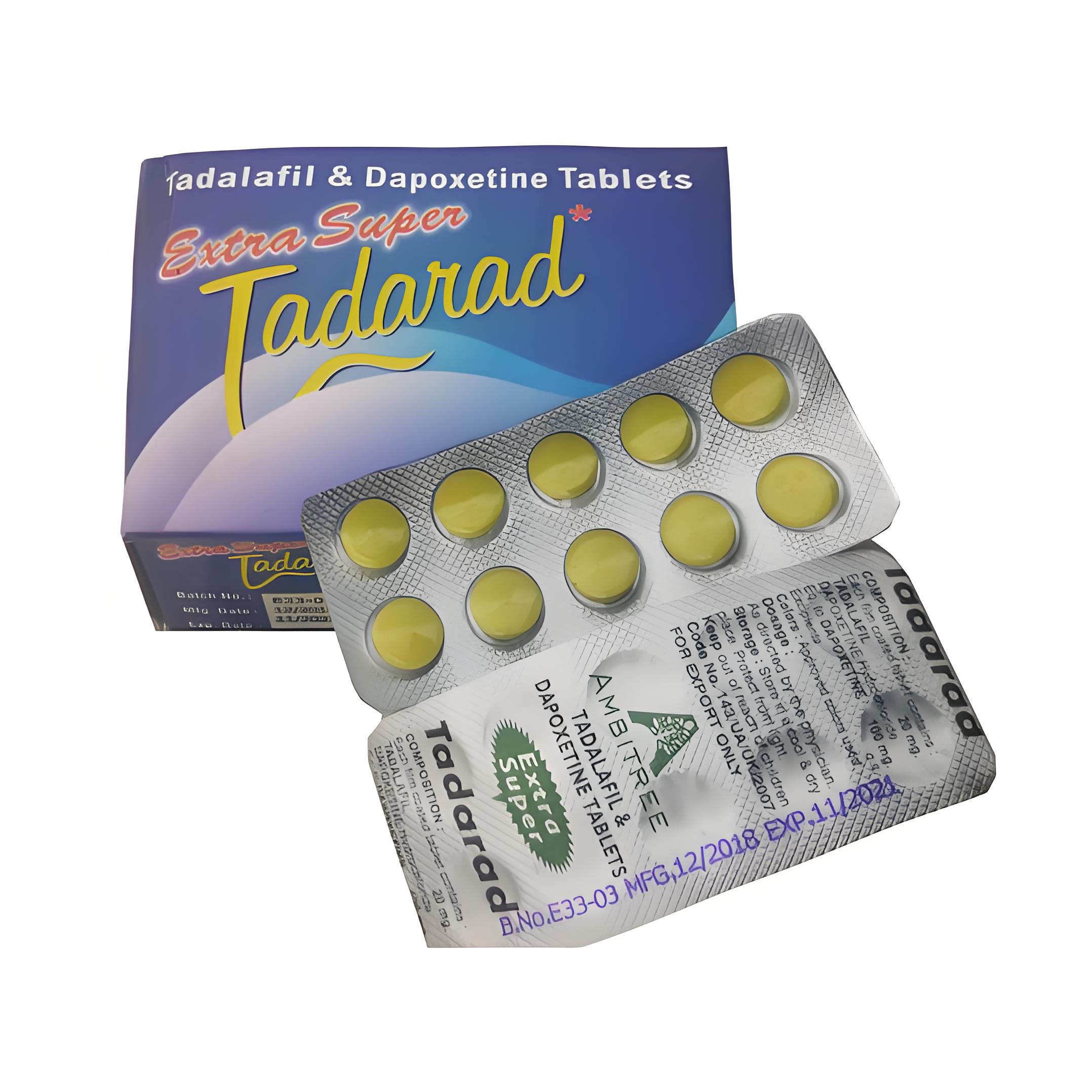 超级必利劲双效片 达泊西汀80mg+他达那非20mg